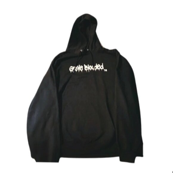 HANES Other - Black White The HANES CUSTOM Retro 90 Pullover Hoodie SZ - 2XL